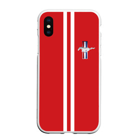 Чехол для iPhone XS Max матовый с принтом Ford Mustang в городе Новоалтайск, Силикон | Область печати: задняя сторона чехла, без боковых панелей | eleanor | ford | ford mustang | general motors | mustang | shelby | sport | sport car | авто | автомобиль | белые полоски | две полоски | мустанг | мустанг лого | спорт | спортивное авто | спорткар | тачка | форд | форд мустанг | шелби