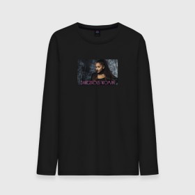 Мужской лонгслив хлопок с принтом Dangerous Woman в городе Новоалтайск, 100% хлопок |  | ariana grande | dangerous | grande | woman | ариана гранде | гранде | для фанатов | женщина | опасная | попса | фанатам