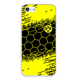 Чехол для iPhone 5/5S матовый с принтом BORUSSIA. в городе Новоалтайск, Силикон | Область печати: задняя сторона чехла, без боковых панелей | Тематика изображения на принте: borussia | fc | football | football club | sport | боруссия | боруссия дортмунд | дортмунда | немецкий футбольный клуб | спорт | уефа | униформа | фирменные цвета | фк | футбол | футбольный клуб