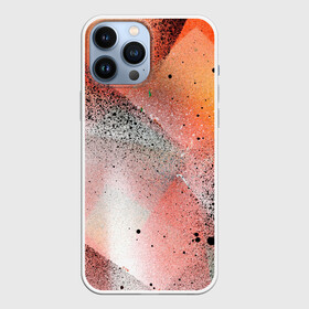 Чехол для iPhone 13 Pro Max с принтом Красочные фигуры в городе Новоалтайск,  |  | арт | белый | желтый | краски | красный | оранжевый | розовый | фигуры | черный