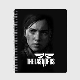 Тетрадь с принтом THE LAST OF US в городе Новоалтайск, 100% бумага | 48 листов, плотность листов — 60 г/м2, плотность картонной обложки — 250 г/м2. Листы скреплены сбоку удобной пружинной спиралью. Уголки страниц и обложки скругленные. Цвет линий — светло-серый
 | game | horror | survival horror | the last | the last of us | the last of us remastered | игра | компьютерная игра | ласт | ласт оф | ласт оф ас | экшн