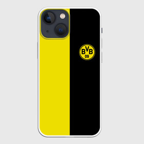Чехол для iPhone 13 mini с принтом BORUSSIA. в городе Новоалтайск,  |  | borussia | fc | football | football club | sport | боруссия | спорт | спортивные | униформа | фирменные цвета | фк | футбол | футбольный клуб