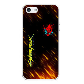 Чехол для iPhone 5/5S матовый с принтом CYBERPUNK 2077. в городе Новоалтайск, Силикон | Область печати: задняя сторона чехла, без боковых панелей | cd project red | cyberpunk 2077 | keanu reeves | samurai | киану ривз | киберпанк 2077 | самураи