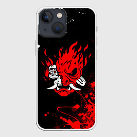Чехол для iPhone 13 mini с принтом CYBERPUNK 2077. в городе Новоалтайск,  |  | cd project red | cyberpunk 2077 | keanu reeves | samurai | киану ривз | киберпанк 2077 | самураи