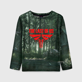 Детский лонгслив 3D с принтом The Last of Us: Part 2 в городе Новоалтайск, 100% полиэстер | длинные рукава, круглый вырез горловины, полуприлегающий силуэт
 | cicadas | fireflies | naughty dog | the last of us | the last of us part 2 | джоэл | последние из нас | цикады | элли