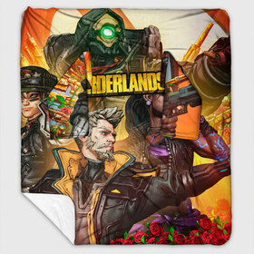 Плед с рукавами с принтом Borderlands 3 в городе Новоалтайск, 100% полиэстер | Закругленные углы, все края обработаны. Ткань не мнется и не растягивается. Размер 170*145 | borderlands | borderlands legendary collection | esport | games | pbg | бордерлендс | игры | киберспорт | командная экшен пострелушка | пбг | перестрелка | персонажи | стрелок | фантастический шутер