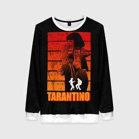 Женский свитшот 3D с принтом Криминальное чтиво в городе Новоалтайск, 100% полиэстер с мягким внутренним слоем | круглый вырез горловины, мягкая резинка на манжетах и поясе, свободная посадка по фигуре | dance | film | films | move | pulp fiction | бандит | бандиты | боевик | брюс уиллис | квентин тарантино | криминал | криминальное чтиво | сэмюэл л джексон | танец | танцы | ума турман | фильм | фильмы