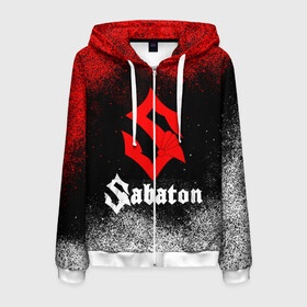 Мужская толстовка 3D на молнии с принтом Sabaton в городе Новоалтайск, 100% полиэстер | длина до линии бедра, манжеты и пояс оформлены мягкой тканевой резинкой, двухслойный капюшон со шнурком для регулировки, спереди молния, по бокам два кармана | battle metal | sabaton | военная тематика | военные песни | война | история войны | классика | музыка | патриотизм | рок | рок группа | сабатон | солдаты | шведская хэви пауэр метал группа