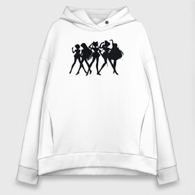 Женское худи Oversize хлопок с принтом Sailor Moon Girls в городе Новоалтайск, френч-терри — 70% хлопок, 30% полиэстер. Мягкий теплый начес внутри —100% хлопок | боковые карманы, эластичные манжеты и нижняя кромка, капюшон на магнитной кнопке | girls | sailor moon | sailormoon | девочки | мультяшка | сейлор венера | сейлор марс | сейлор меркурий | сейлор мун | сейлор юпитер | сэйлор мун