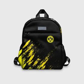 Детский рюкзак 3D с принтом BORUSSIA. в городе Новоалтайск, 100% полиэстер | лямки с регулируемой длиной, сверху петелька, чтобы рюкзак можно было повесить на вешалку. Основное отделение закрывается на молнию, как и внешний карман. Внутри дополнительный карман. По бокам два дополнительных кармашка | borussia | fc | football | football club | sport | боруссия | боруссия дортмунд | дортмунда | немецкий футбольный клуб | спорт | уефа | униформа | фирменные цвета | фк | футбол | футбольный клуб