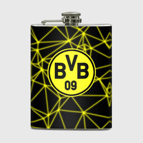 Фляга с принтом BORUSSIA. в городе Новоалтайск, металлический корпус | емкость 0,22 л, размер 125 х 94 мм. Виниловая наклейка запечатывается полностью | Тематика изображения на принте: borussia | fc | football | football club | sport | боруссия | боруссия дортмунд | дортмунда | немецкий футбольный клуб | спорт | уефа | униформа | фирменные цвета | фк | футбол | футбольный клуб