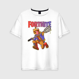 Женская футболка хлопок Oversize с принтом Бургермен Fortnite в городе Новоалтайск, 100% хлопок | свободный крой, круглый ворот, спущенный рукав, длина до линии бедер
 | battle royale | beef boss | fortnite | fortnite beef boss | game | бургермен | игра | киберспорт | компьютерная игра | королевская битва | фортнайт | фортнайт 2 | фортнайт 3 | фортнайт бургермен | фортнайт глава 2