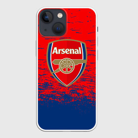 Чехол для iPhone 13 mini с принтом ARSENAL. в городе Новоалтайск,  |  | fc | football | football club | sport | британский футбольный клуб | спорт | уефа | униформа | фирменные цвета | фк | футбол | футбольный клуб