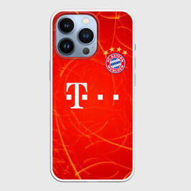 Чехол для iPhone 13 Pro с принтом BAYERN MUNCHEN. в городе Новоалтайск,  |  | fc | fc bayern munich | football | football club | sport | клуб германии | мюнхен | немецкий футбольный клуб | спорт | уефа | униформа | фирменные цвета | фк | футбол | футбольный клуб | футбольный клуб бавария