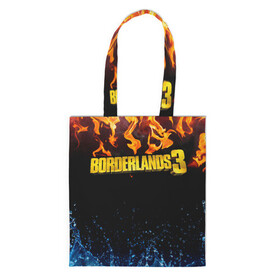 Шоппер 3D с принтом Borderlands 3. в городе Новоалтайск, 100% полиэстер | Плотность: 200 г/м2; Размер: 34×35 см; Высота лямок: 30 см | borderlands | borderlands legendary collection | esport | games | pbg | бордерлендс | игры | киберспорт | командная экшен пострелушка | пбг | перестрелка | персонажи | стрелок | фантастический шутер