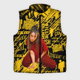 Мужской жилет утепленный 3D с принтом Billie Eilish. в городе Новоалтайск,  |  | billie eilish | gloom pop | listen before i go на spotify | music | американская певица | билли | билли айлиш | депрессии | мисс парадокс | мрачный поп | музыка | сонный паралич | фобии | яркие волосы