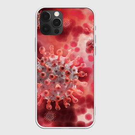 Чехол для iPhone 12 Pro Max с принтом Коронавирус в городе Новоалтайск, Силикон |  | Тематика изображения на принте: абстрактно | абстрактные | абстрактный | абстракция | бактерии | бактерия | вирус | вирусный | вирусы | заражение | коронавирус | микроб | микробы | спора | споры | шип