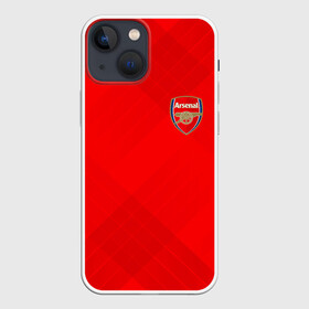 Чехол для iPhone 13 mini с принтом ARSENAL. в городе Новоалтайск,  |  | fc | football | football club | sport | британский футбольный клуб | спорт | уефа | униформа | фирменные цвета | фк | футбол | футбольный клуб