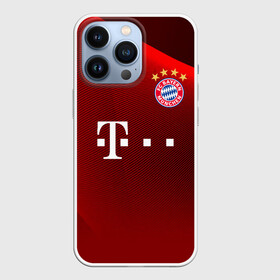 Чехол для iPhone 13 Pro с принтом BAYERN MUNCHEN. в городе Новоалтайск,  |  | fc | fc bayern munich | football | football club | sport | клуб германии | мюнхен | немецкий футбольный клуб | спорт | уефа | униформа | фирменные цвета | фк | футбол | футбольный клуб | футбольный клуб бавария