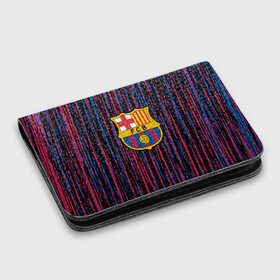 Картхолдер с принтом с принтом FC BARCELONA. в городе Новоалтайск, натуральная матовая кожа | размер 7,3 х 10 см; кардхолдер имеет 4 кармана для карт; | barca | barcelona | fc barca | барка | барселона
