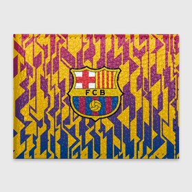 Обложка для студенческого билета с принтом FC BARCELONA. в городе Новоалтайск, натуральная кожа | Размер: 11*8 см; Печать на всей внешней стороне | Тематика изображения на принте: barca | barcelona | fc barca | барка | барселона
