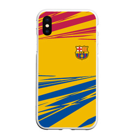 Чехол для iPhone XS Max матовый с принтом FC BARCELONA. в городе Новоалтайск, Силикон | Область печати: задняя сторона чехла, без боковых панелей | barca | barcelona | fc barca | барка | барселона