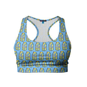 Женский спортивный топ 3D с принтом Lyrical Lemonade Pattern в городе Новоалтайск, 82% полиэстер, 18% спандекс Ткань безопасна для здоровья, позволяет коже дышать, не мнется и не растягивается |  | benet | bennett | cole | lemonade | lyrical | беннетт | коул | лемонад | лемонаде | лемонэйд | лимонад | лимонэйд | лирикал | лирикл