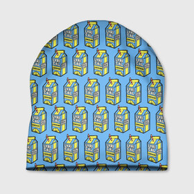 Шапка 3D с принтом Lyrical Lemonade Pattern в городе Новоалтайск, 100% полиэстер | универсальный размер, печать по всей поверхности изделия | Тематика изображения на принте: benet | bennett | cole | lemonade | lyrical | беннетт | коул | лемонад | лемонаде | лемонэйд | лимонад | лимонэйд | лирикал | лирикл