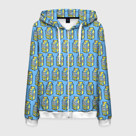 Мужская толстовка 3D на молнии с принтом Lyrical Lemonade Pattern в городе Новоалтайск, 100% полиэстер | длина до линии бедра, манжеты и пояс оформлены мягкой тканевой резинкой, двухслойный капюшон со шнурком для регулировки, спереди молния, по бокам два кармана | Тематика изображения на принте: benet | bennett | cole | lemonade | lyrical | беннетт | коул | лемонад | лемонаде | лемонэйд | лимонад | лимонэйд | лирикал | лирикл