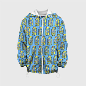 Детская куртка 3D с принтом Lyrical Lemonade Pattern в городе Новоалтайск, 100% полиэстер | застежка — молния, подол и капюшон оформлены резинкой с фиксаторами, по бокам — два кармана без застежек, один потайной карман на груди, плотность верхнего слоя — 90 г/м2; плотность флисового подклада — 260 г/м2 | benet | bennett | cole | lemonade | lyrical | беннетт | коул | лемонад | лемонаде | лемонэйд | лимонад | лимонэйд | лирикал | лирикл