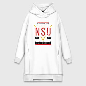 Платье-худи хлопок с принтом NSU в городе Новоалтайск,  |  | novosibirsk state university | nsu | нгу | новосибирский государственный университет | универ | университет | универы