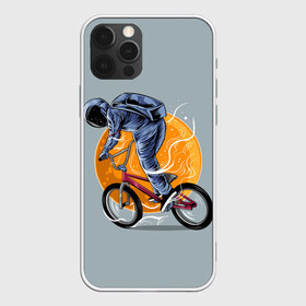 Чехол для iPhone 12 Pro Max с принтом Космический велосипедист (Z) в городе Новоалтайск, Силикон |  | bicycle | bicyclist | bike | biker | bmx | cycle | galaxy | moon | rider | space | stars | байкер | бмх | вело | велогонщик | велосепедист | велосипед | велоспорт | гонщик | космос | луна