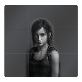 Магнитный плакат 3Х3 с принтом THE LAST OF US в городе Новоалтайск, Полимерный материал с магнитным слоем | 9 деталей размером 9*9 см | game | horror | survival horror | the last | the last of us | the last of us remastered | игра | компьютерная игра | ласт | ласт оф | ласт оф ас | экшн