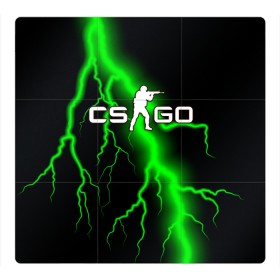 Магнитный плакат 3Х3 с принтом COUNTER STRIKE в городе Новоалтайск, Полимерный материал с магнитным слоем | 9 деталей размером 9*9 см | counter strike | cs go | global offensive | игра | игры | компьютерные | контер страйк | коунтер страйк | кс го | молния | цс го