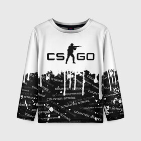 Детский лонгслив 3D с принтом COUNTER STRIKE в городе Новоалтайск, 100% полиэстер | длинные рукава, круглый вырез горловины, полуприлегающий силуэт
 | counter strike | cs go | global offensive | игра | игры | компьютерные | контер страйк | коунтер страйк | кс го | цс го