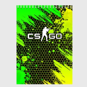 Скетчбук с принтом COUNTER STRIKE в городе Новоалтайск, 100% бумага
 | 48 листов, плотность листов — 100 г/м2, плотность картонной обложки — 250 г/м2. Листы скреплены сверху удобной пружинной спиралью | counter strike | cs go | global offensive | игра | игры | компьютерные | контер страйк | коунтер страйк | кс го | цс го