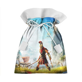 Подарочный 3D мешок с принтом ASSASSIN`S CREED l ODYSSEY(S) в городе Новоалтайск, 100% полиэстер | Размер: 29*39 см | Тематика изображения на принте: black flag | brotherhood | chronicles | creed | game | origins | revelations | rogue | syndicate | unity | valhalla | альтаир | ассасин | игры | кинжал | пираты