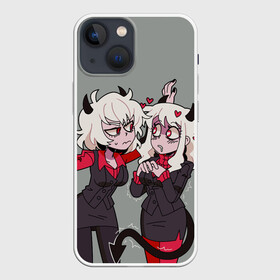 Чехол для iPhone 13 mini с принтом Здрада разговаривает Helltaker в городе Новоалтайск,  |  | anime | azazel | hell | helltaker | justice | lucifer | malina | modeus | pandemonica | zdrada | ад | аниме | демон | демонесса | здрада | люцифер | малина | модеус | пандемоника | правосудие | хеллтейкер | хэлтейкер | цербер