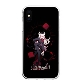 Чехол для iPhone XS Max матовый с принтом HELLTAKER в городе Новоалтайск, Силикон | Область печати: задняя сторона чехла, без боковых панелей | anime | azazel | hell | helltaker | justice | lucifer | malina | modeus | pandemonica | zdrada | ад | аниме | демон | демонесса | здрада | люцифер | малина | модеус | пандемоника | правосудие | хеллтейкер | хэлтейкер | цербер