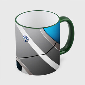 Кружка с полной запечаткой с принтом VOLKSWAGEN. в городе Новоалтайск, керамика | ёмкость 330 мл | Тематика изображения на принте: auto | automobile | car | carbon | machine | motor | motor car | porshe | sport car | volkswagen | автомашина | бренд | легковой автомобиль | марка | спортивный автомобиль | тачка | фольцваген