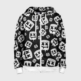 Детская толстовка 3D на молнии с принтом MARSHMELLO в городе Новоалтайск, 100% полиэстер |  манжеты и пояс оформлены широкой мягкой резинкой, двухслойный капюшон со шнурком для регулировки, спереди карманы и застежка-молния
 | marshmello | music | зефир | зефирка | лого | лого marshmello | лого маршмеллоу | логотип | логотип marshmello | логотип маршмеллоу | маршиеллоу | маска | молния | музыка | музыкант