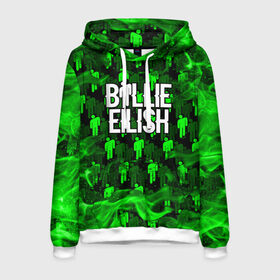 Мужская толстовка 3D с принтом BILLIE EILISH в городе Новоалтайск, 100% полиэстер | двухслойный капюшон со шнурком для регулировки, мягкие манжеты на рукавах и по низу толстовки, спереди карман-кенгуру с мягким внутренним слоем. | ayelish | bad guy | bellyache | bilie eilish | bilie elish | billie | billie eilish | eilish | electronic | elish | music | били айлиш | билли айлиш | эйлиш | элиш