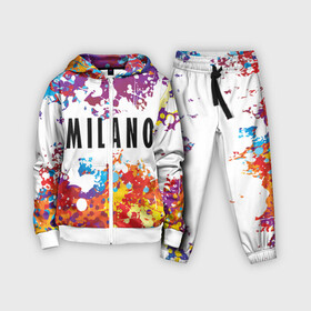 Детский костюм 3D с принтом Milano в городе Новоалтайск,  |  | fashion | italy | milano | paint | vanguard | авангард | италия | краска | милан | мода | надпись | текст | фраза