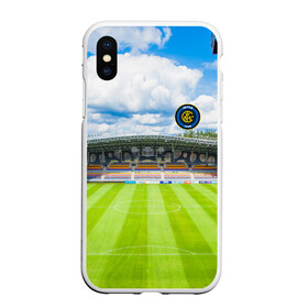 Чехол для iPhone XS Max матовый с принтом FC INTER в городе Новоалтайск, Силикон | Область печати: задняя сторона чехла, без боковых панелей | championship | fc | football | footer | inter | soccer | socker | sport | европейская лига | интер | одежда | спорт | спортивный | униформа | футбол | футбольный клуб | чемпионат