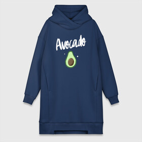 Платье-худи хлопок с принтом Avocado в городе Новоалтайск,  |  | avocado | авокадо | веганство | вегетарианство | еда | зеленый | земля | зож | листья | овощи | позиция | природа | фрукты
