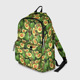 Рюкзак 3D с принтом avocado в городе Новоалтайск, 100% полиэстер | лямки с регулируемой длиной, сверху петелька, чтобы рюкзак можно было повесить на вешалку. Основное отделение закрывается на молнию, как и внешний карман. Внутри два дополнительных кармана, один из которых закрывается на молнию. По бокам два дополнительных кармашка | avocado | авокадо | веганство | вегетарианство | еда | зеленый | земля | зож | листья | овощи | позиция | природа | фрукты