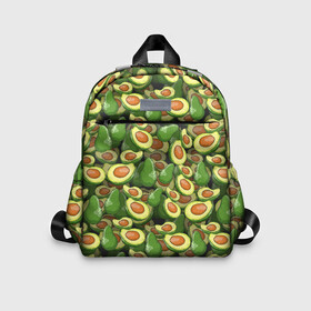 Детский рюкзак 3D с принтом avocado в городе Новоалтайск, 100% полиэстер | лямки с регулируемой длиной, сверху петелька, чтобы рюкзак можно было повесить на вешалку. Основное отделение закрывается на молнию, как и внешний карман. Внутри дополнительный карман. По бокам два дополнительных кармашка | avocado | авокадо | веганство | вегетарианство | еда | зеленый | земля | зож | листья | овощи | позиция | природа | фрукты