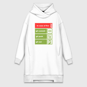 Платье-худи хлопок с принтом В случае пожара... в городе Новоалтайск,  |  | coding | it | programmer | programming | кодинг | прогер | программирование | программист