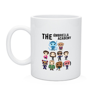 Кружка керамическая с принтом The umbrella academy (Z) в городе Новоалтайск, керамика | объем — 330 мл, диаметр — 80 мм. Принт наносится на бока кружки, можно сделать два разных изображения | dark horse comics | the umbrella academy | академия амбрелла | белая скрипка | бен харгривз | комикс | комильфо | космобой | кракен | реджинальд харгривз | сеанс | слух