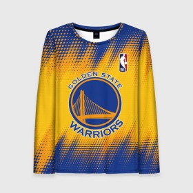 Женский лонгслив 3D с принтом Golden State Warriors в городе Новоалтайск, 100% полиэстер | длинные рукава, круглый вырез горловины, полуприлегающий силуэт | basketball | game | golden state | golden state warriors | nba | sport | warriors | баскетбол | голден стейт | голден стейт уорриорз | игра | нба | спорт | уорриорз